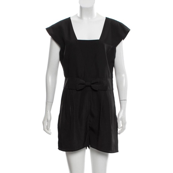 TED BAKER Bow-Accent Sleeveless Romper - Picture 1 of 8
